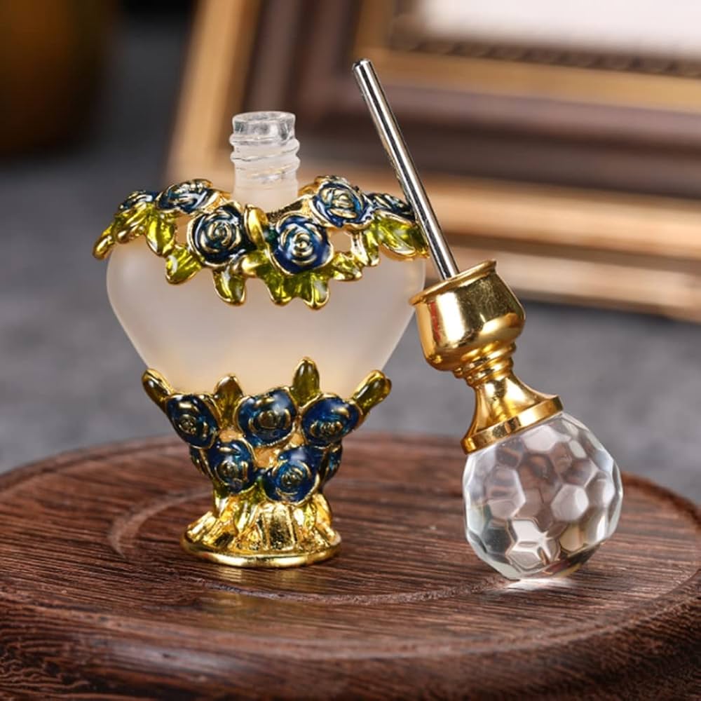 コアガラス　香水瓶　飾り瓶　新品未使用 香水瓶 ミニ 一つ一つユニークなデザインas-010｜素敵なエジプト