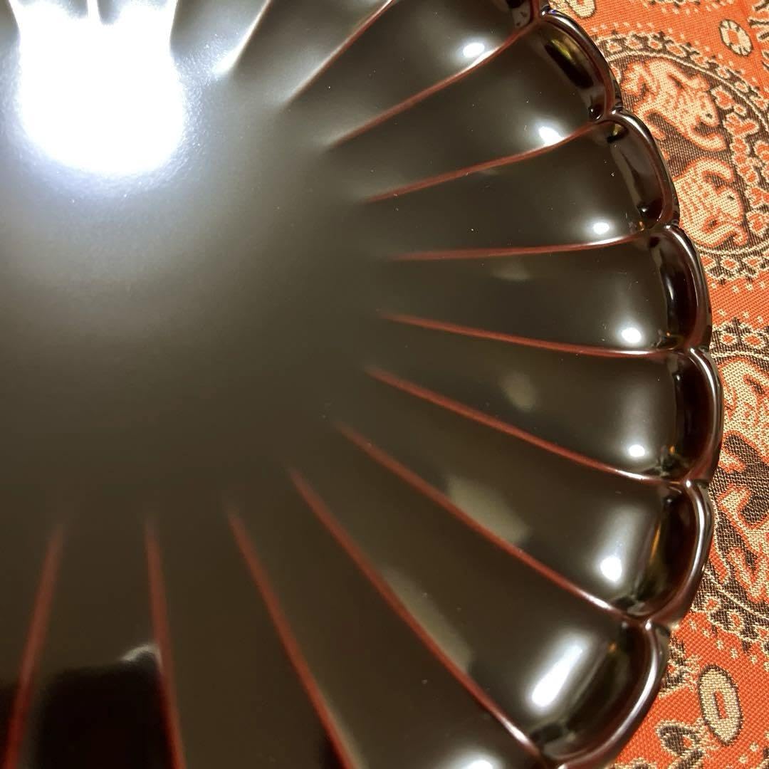 Amazon.co.jp: 京都 ーうるしの常三郎ー 漆塗り 菊皿 菓子皿 箱入り品