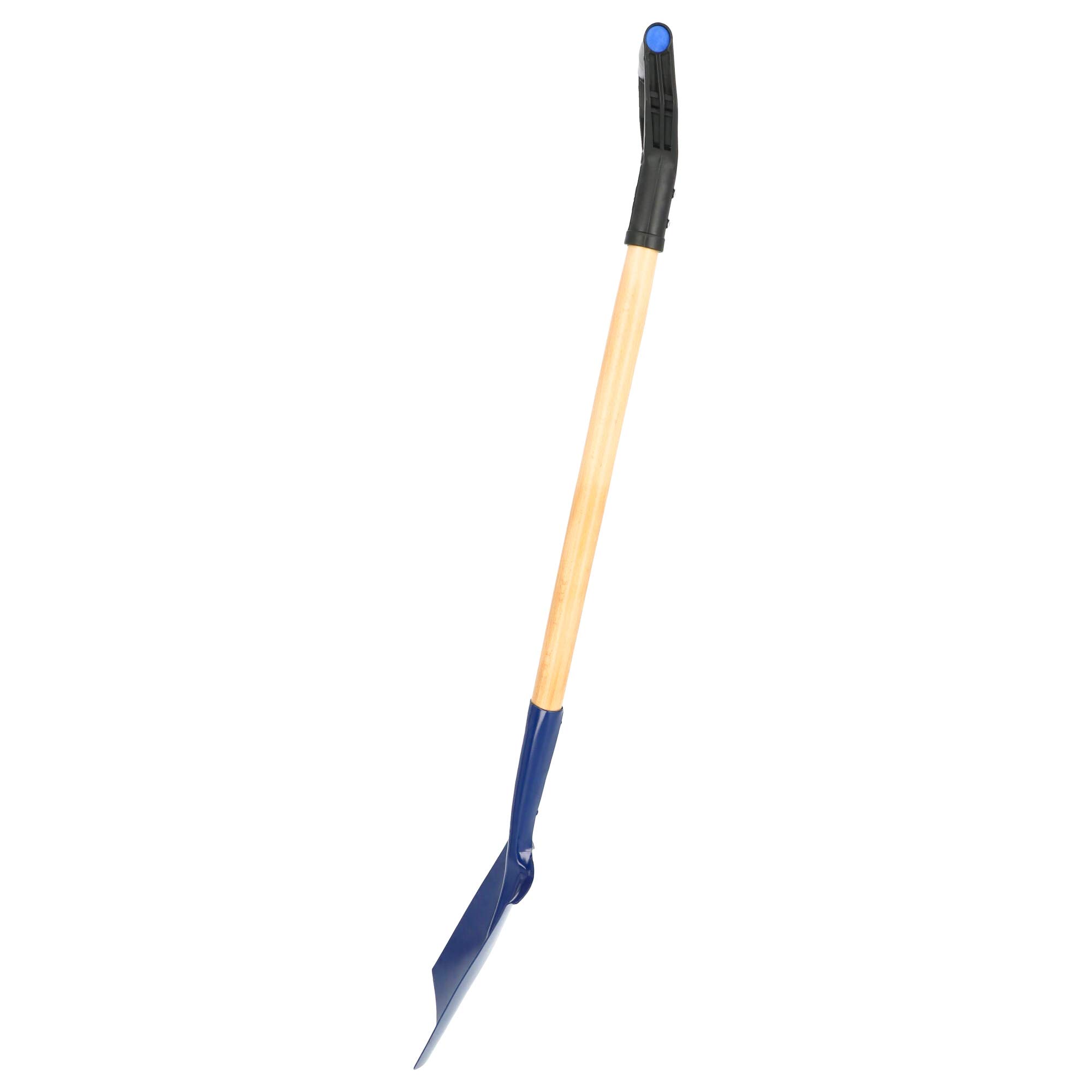 Spaziali di Kadax, pala da giardino con tacche, pala con mantello D, patate giardiniere per fossato, pala con un gambo fatto di legno, grave picche per giardino (rotondo)