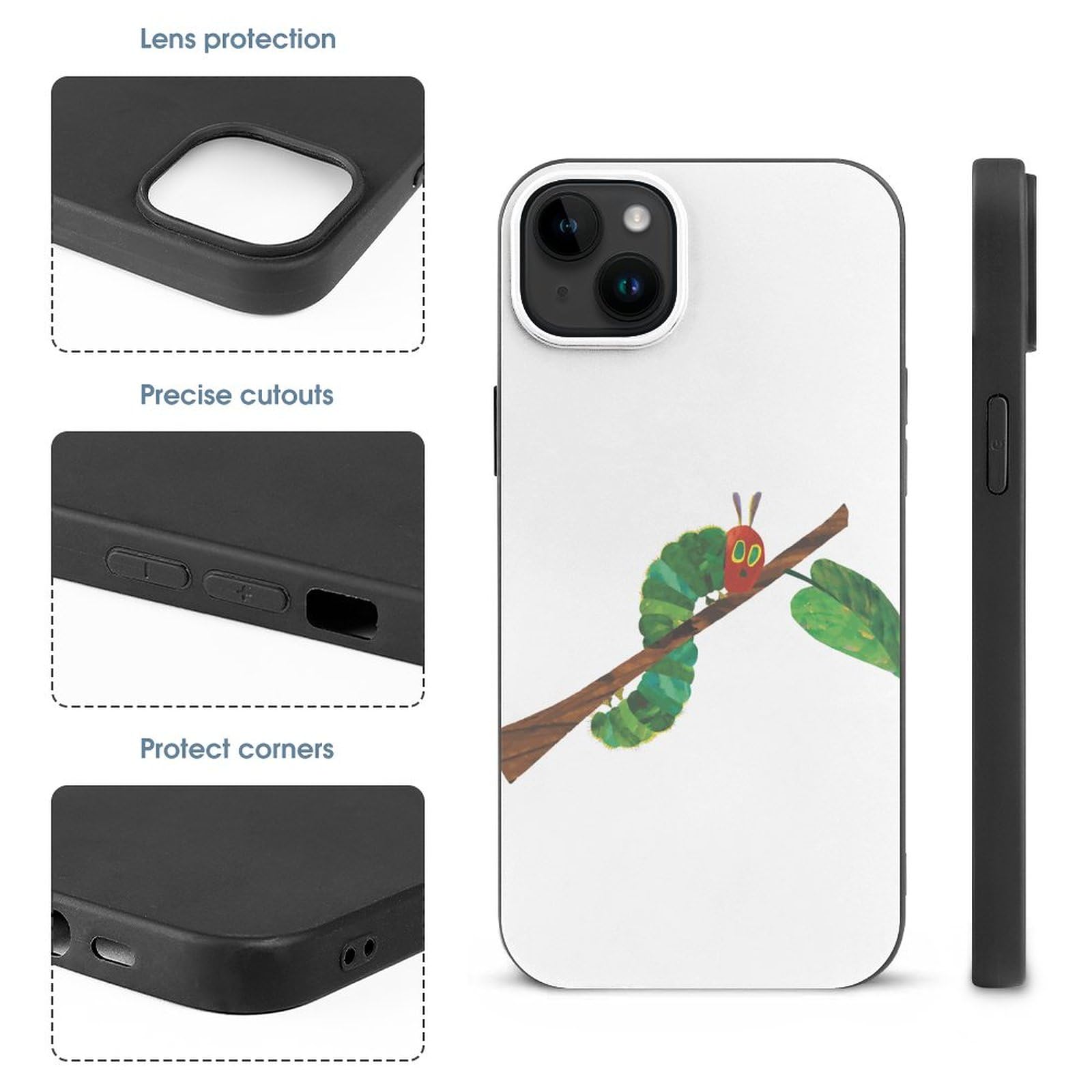 Amazon.co.jp: iPhone 15 Plus用 ケース はらぺこあおむし 絵本