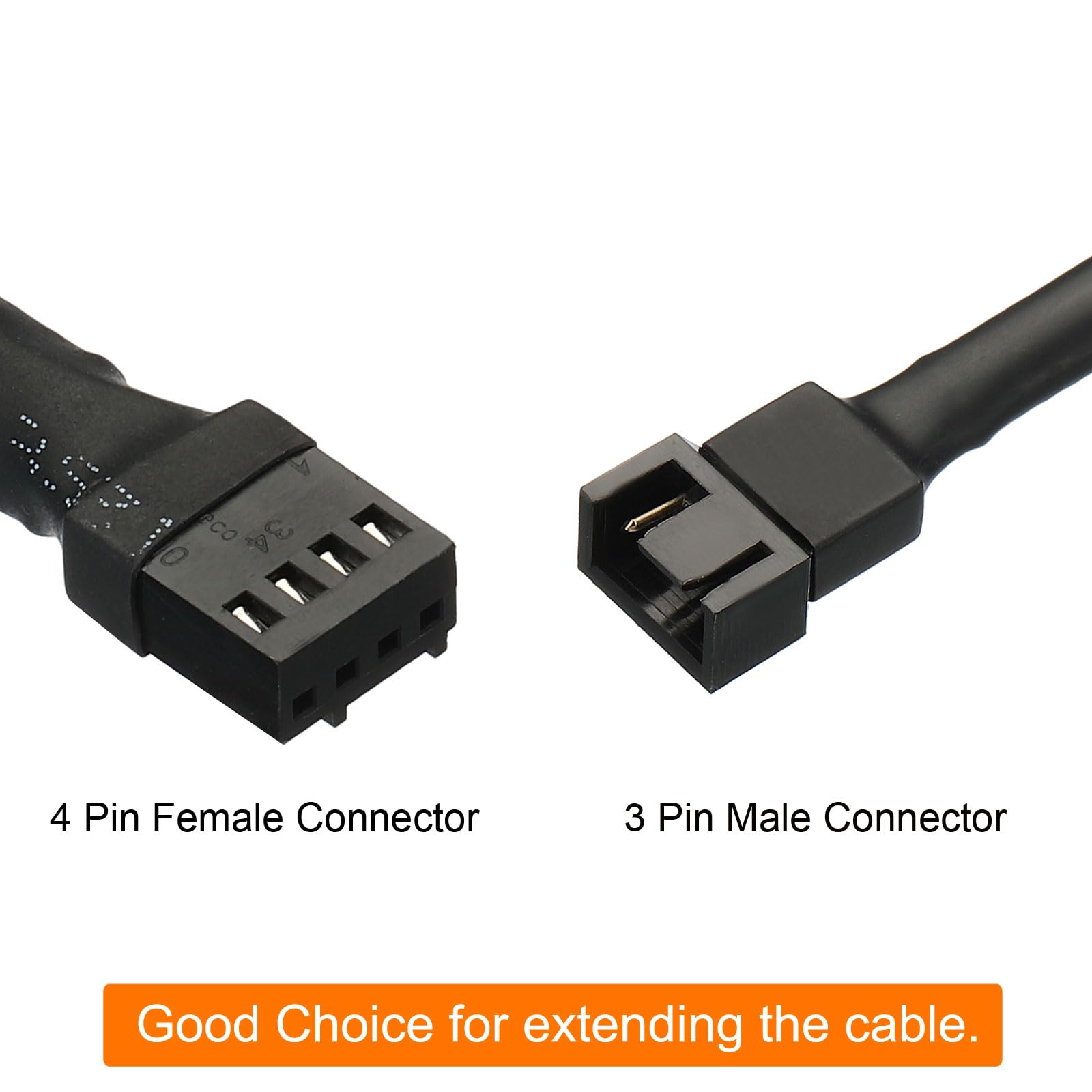 PWM Ventilateur Femelle à 3 Épingle 1 à 4 Convertisseur Pour