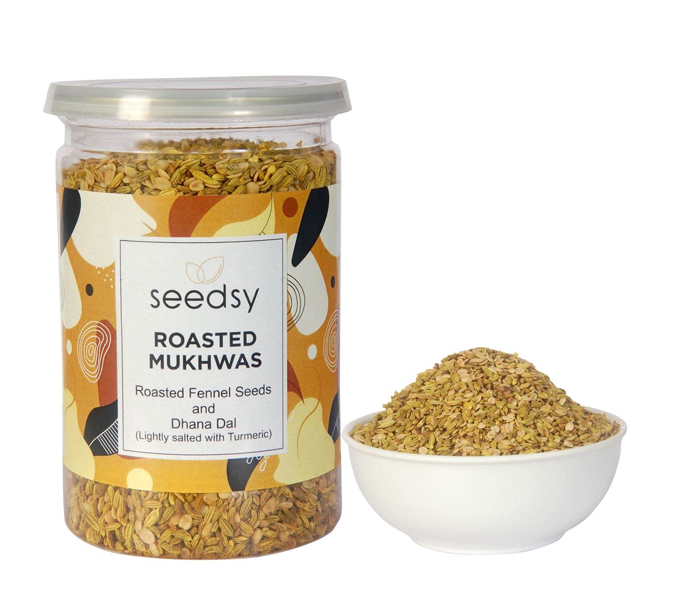 SEEDSY Roasted Mukhwas with Fennel Seeds Saunf (Variyali), Dhana Daal - Sugar Free | Digestive, After-Meal | Pure & Natural Mouth Freshner (200 gr) (B098BNV9ZC) Amazon Price History, Amazon Price Tracker