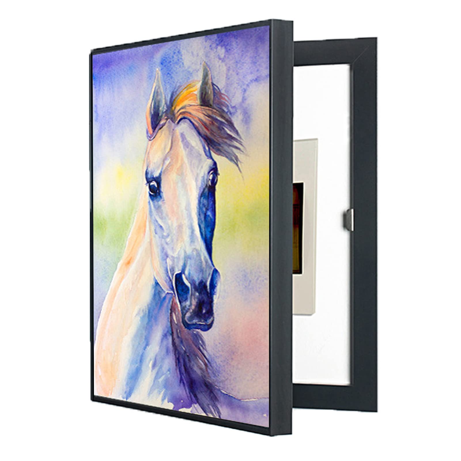 ZMQU Electric Meter Distribution Box Decorative Painting Cover Multiple Sizes Flip(I,40 * 50cm)