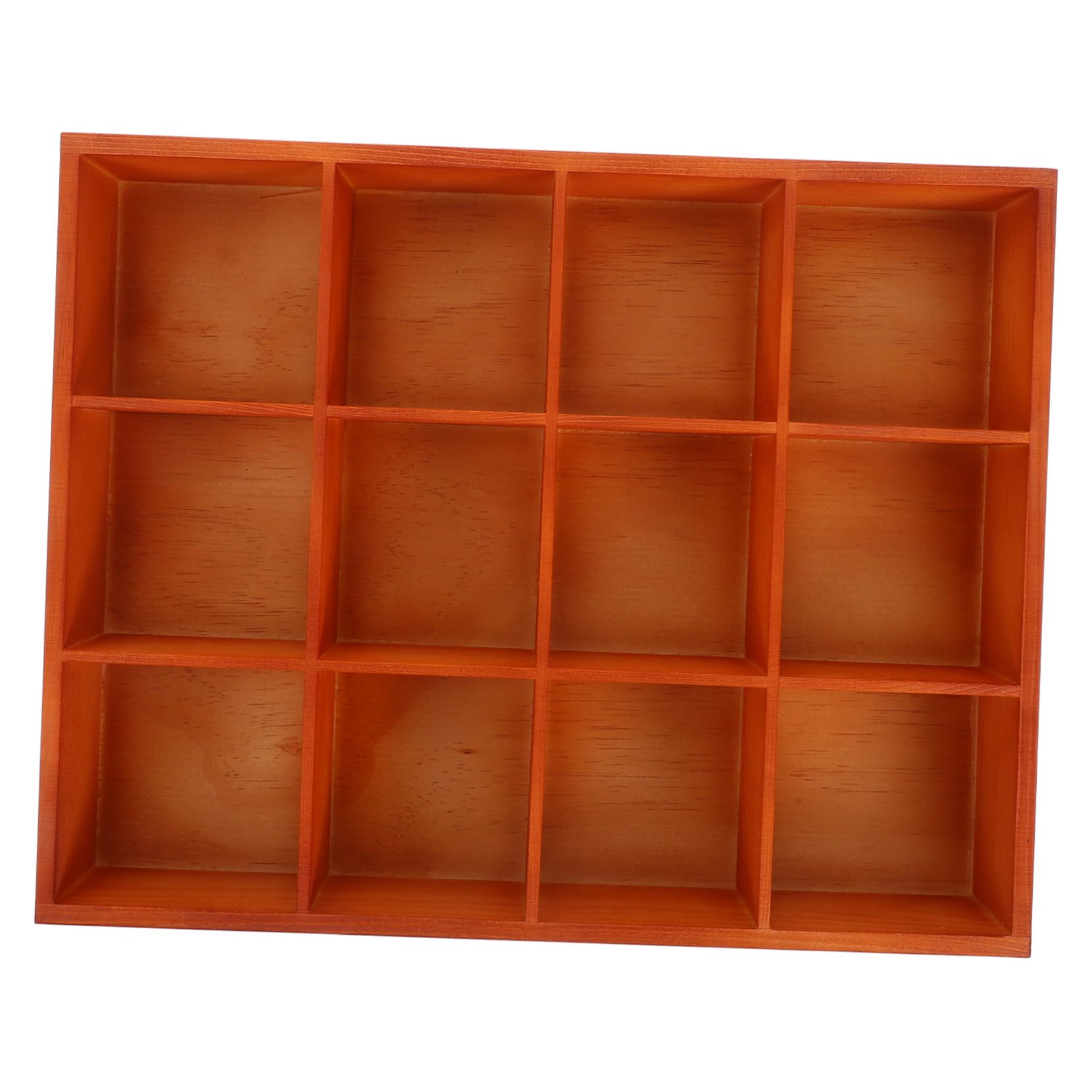 Schubladenteiler aus Holz 12 Fächer Organizer für Socken Unterwäsche Schlüssel Teebeutel Moderner Schubladen Organizer für Vielseitige Aufbewahrung