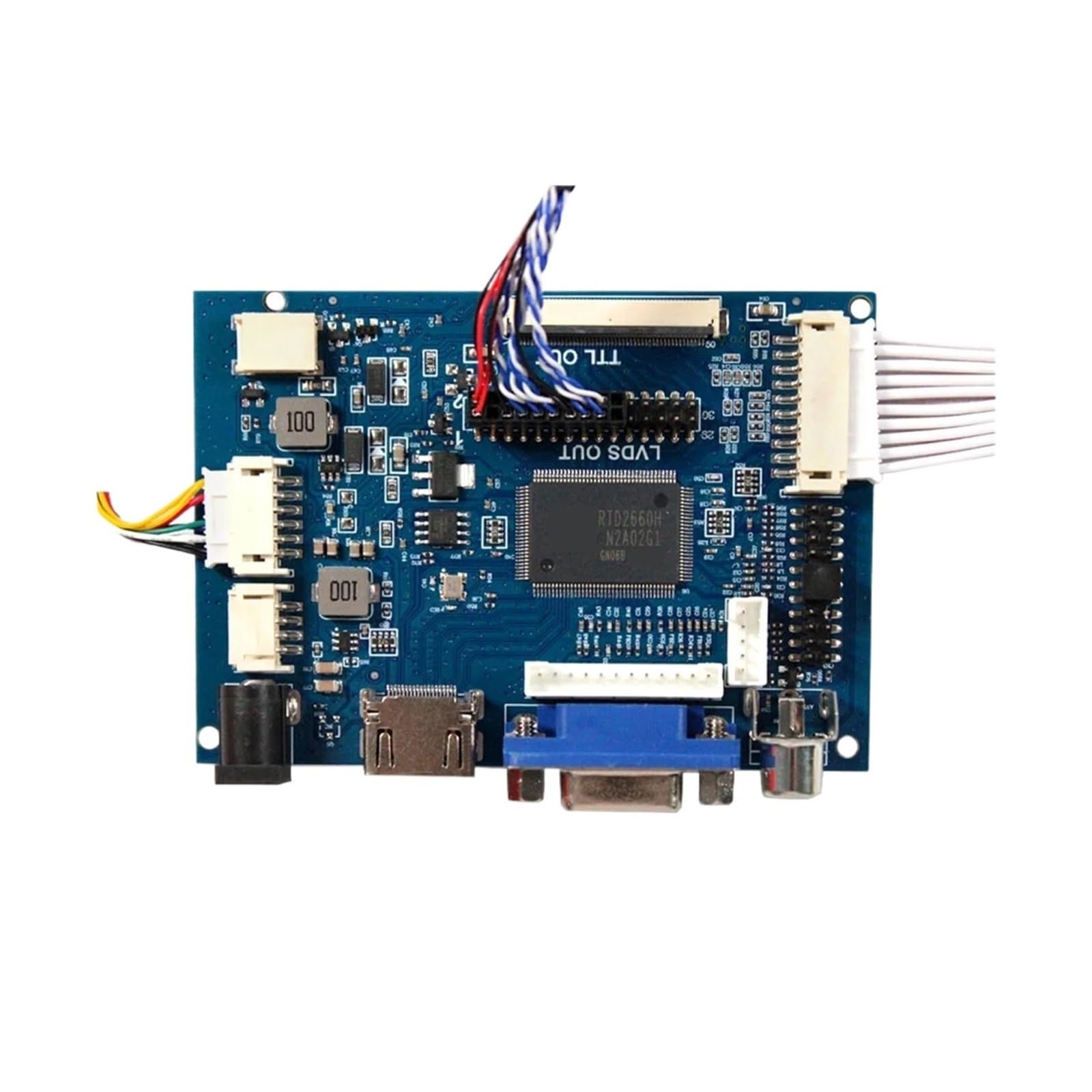 QQTD665BET LCD Controller Board For 12.1inch G121X1-L04 G121XCE 1024X768