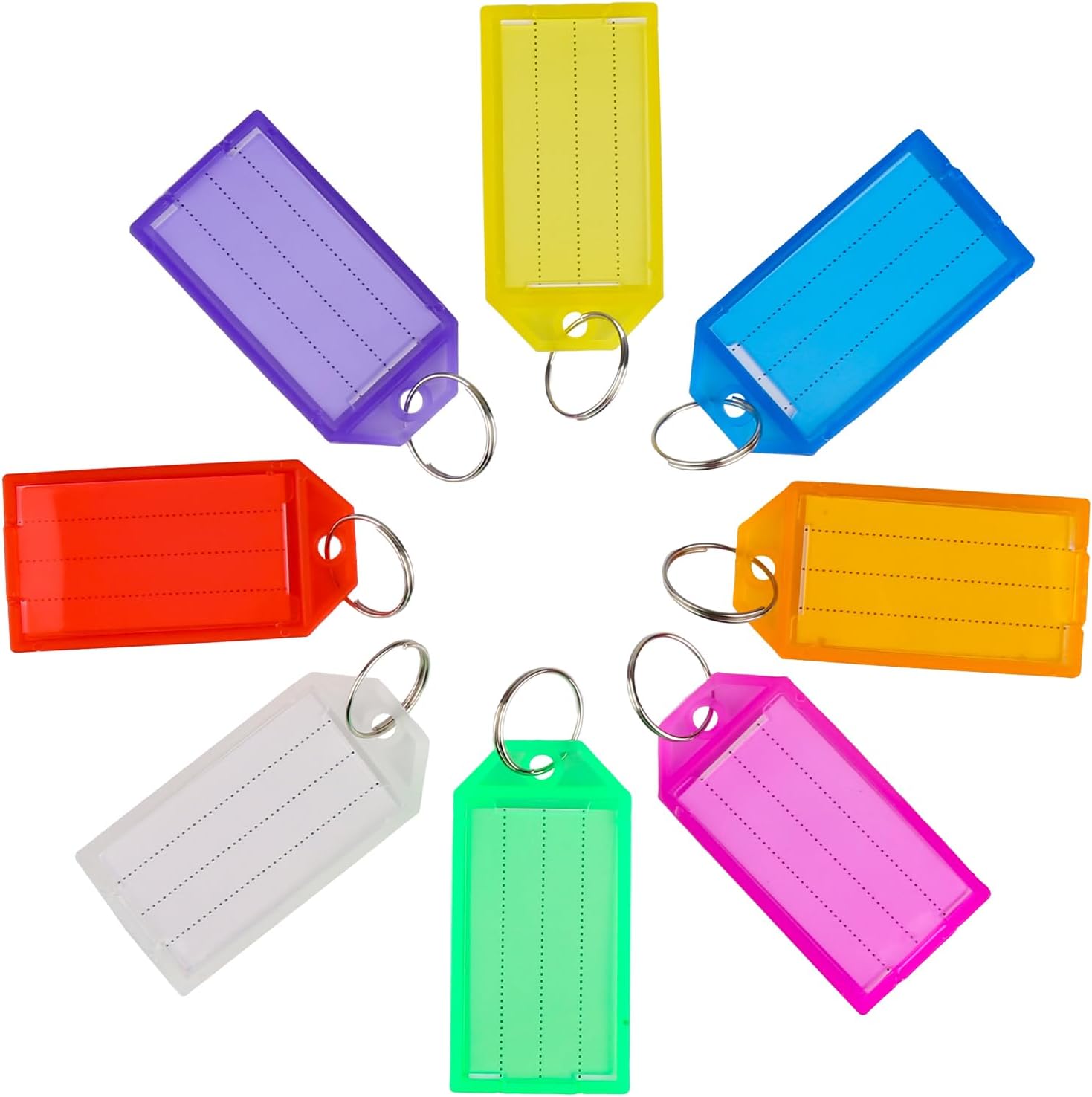 Pack of 48 Key Fobs, Key Fobs Can Be Written on, Key Fob for Labelling
