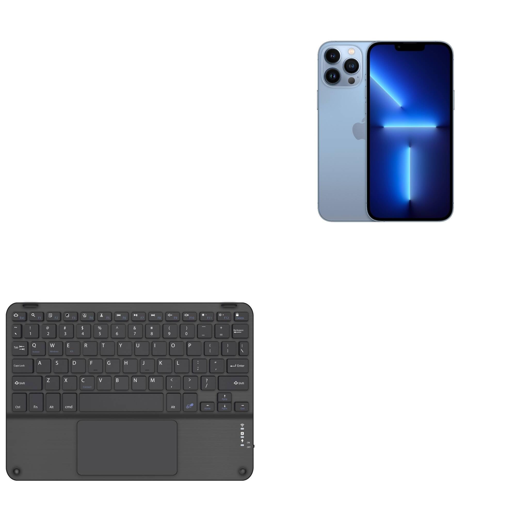【ほぼ未使用】Apple Magic Keyboard 12.9 & 13インチ 13インチiPad Air（M2）用Magic Keyboard - 日本語 - ホワイト