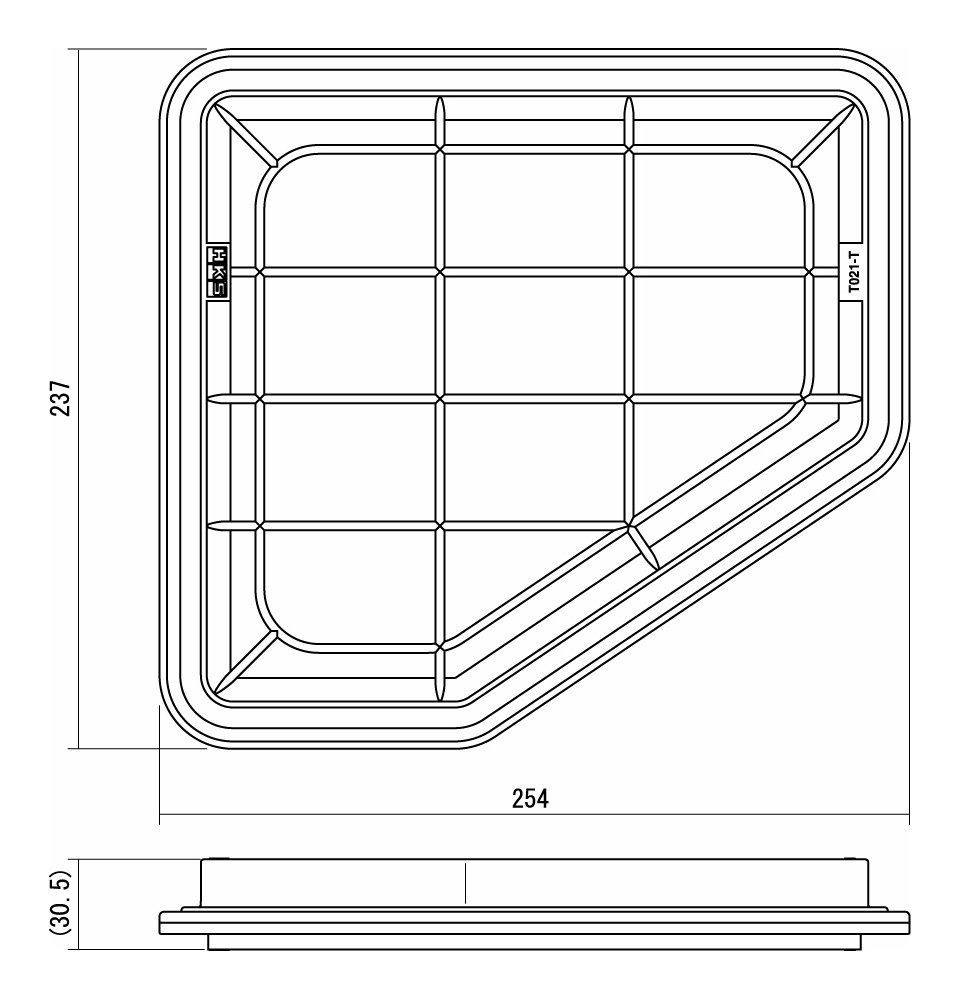 Amazon | HKS 吸気系パーツ スーパーエアフィルター RAV4 ACA31/36W 