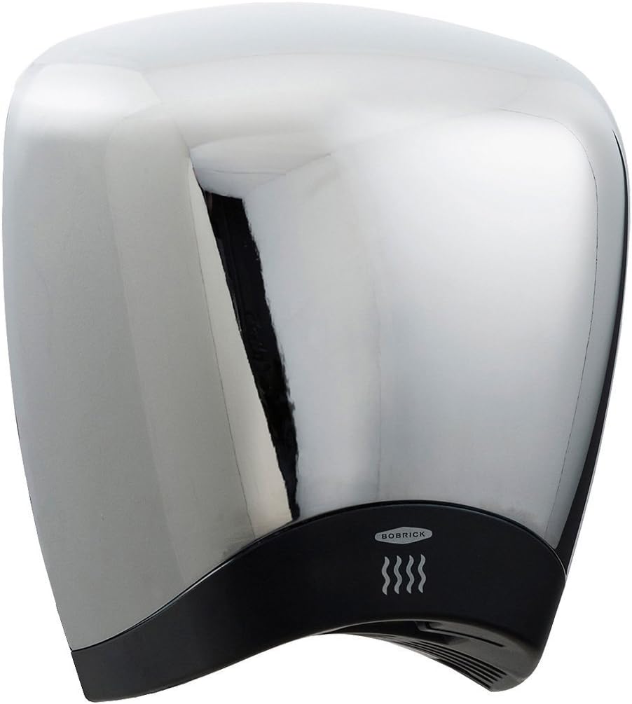 Bobrick B-778 QuietDry Surface Mounted High Speed Hand Dryer, No-Touch Operation, Chrome