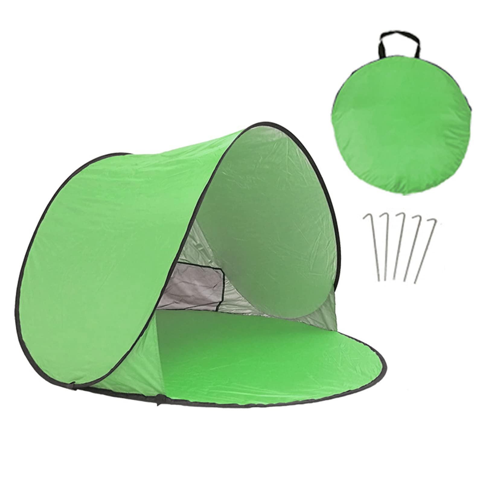 Tenda da Spiaggia Pop-Up Portatile 1 Persona Protezione Solare UPF 50+ Protezione UV, Tende Istantanee Automatica Ripari da Spiaggia Impermeabili con Borsa da Trasporto per Esterni