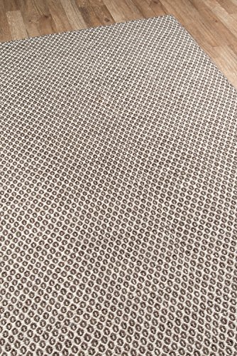 Momeni Rugs Mesa Collection, 100% Wool Hand Woven Flatweave Transitional Area Rug, 8' X 10', Brown #TOP2