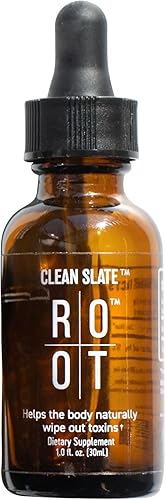 THEROOTBRANDS Root Wellness Clean Slate - por Dr. Rahm  Ácido silícico biodisponible con vitamina C añadida - (1.0 fl oz)