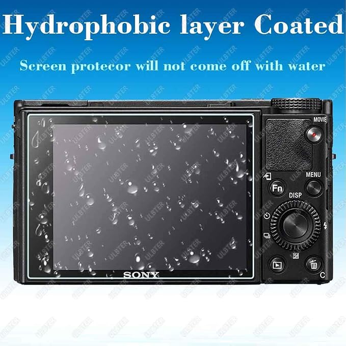 Protector de pantalla de vidrio templado 9H para Sony RX100 VII 3 unidades miniatura 6