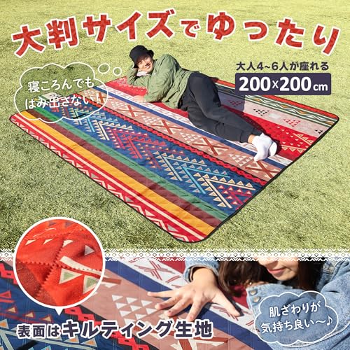 NORZENIA レジャーシート 200×200cm キルティング