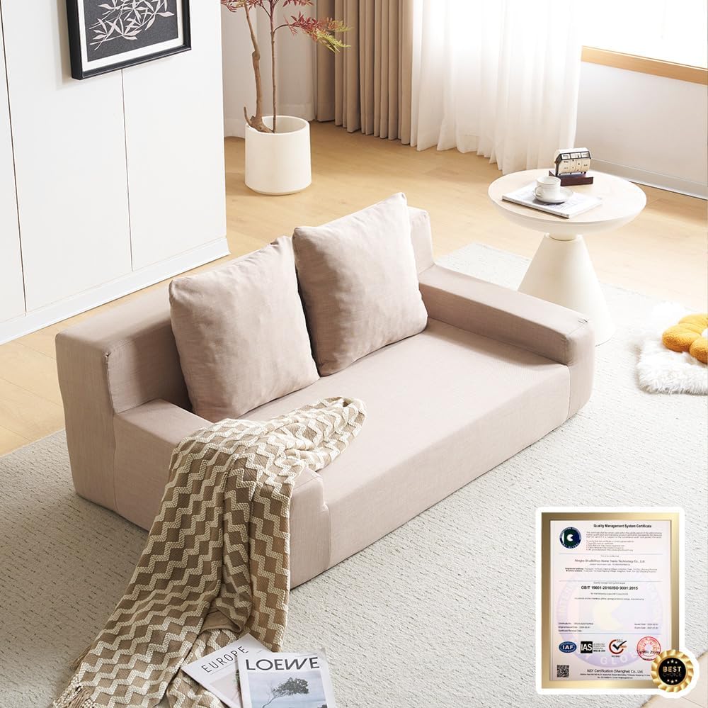 美品】ニトリ 2人がけ ソファ ローソファにもなるコンパクト