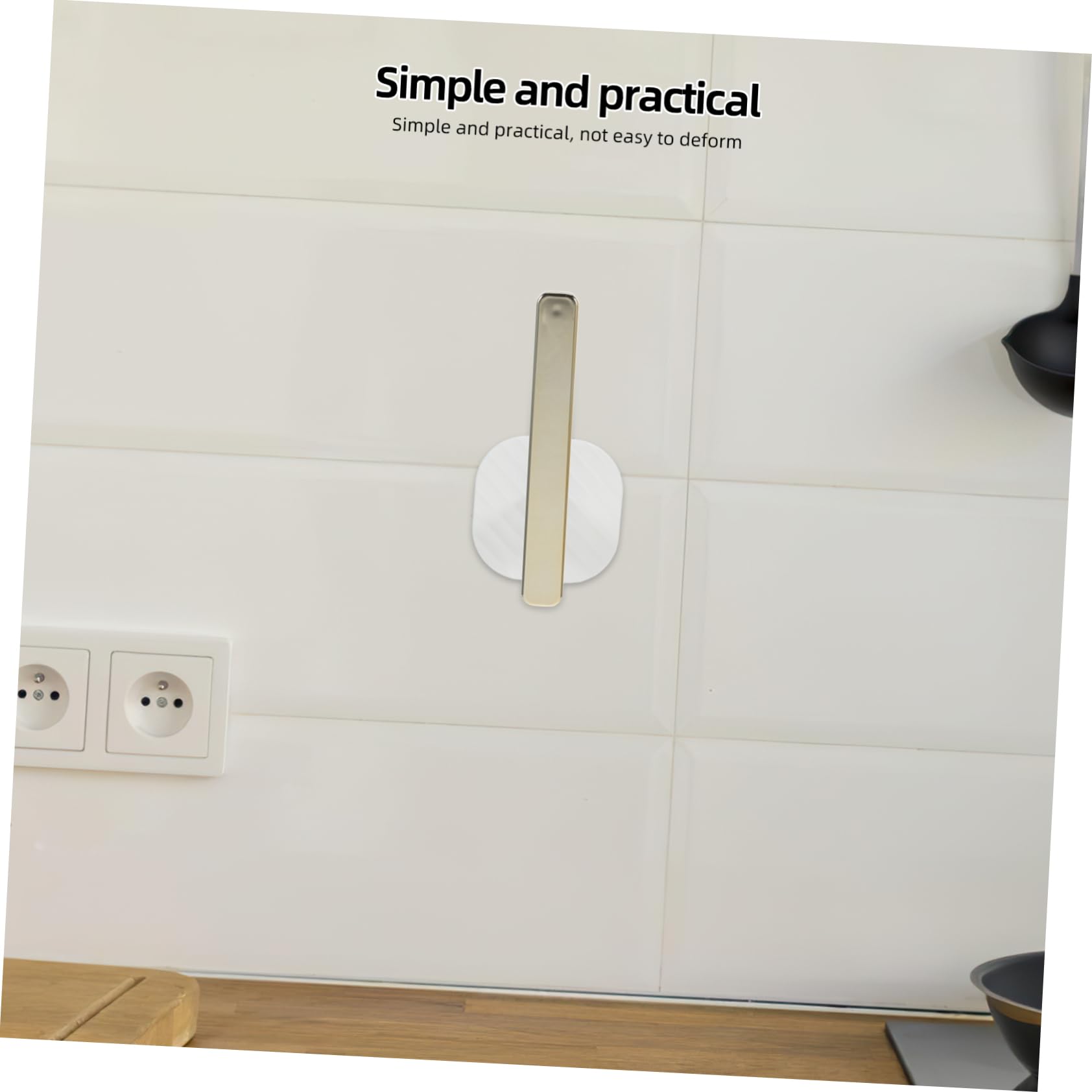 16pièces Muraux Autocollants Multi-Fonctionnels Support Rideaux Et Ustensiles De Cuisine Lot de Installation Facile Et Pratique sans Perçage Élégant