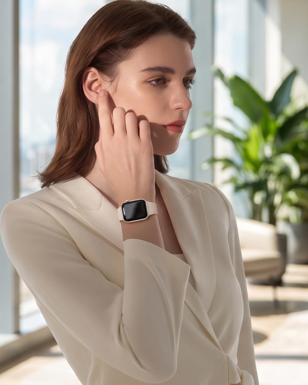 Silicone Sport Band Compatible with Apple Watch Bands for Women Men