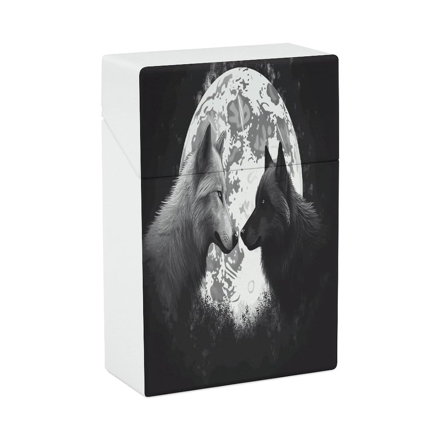 20PCS Wolves Cigarette Case Hard Shell for Men Women
