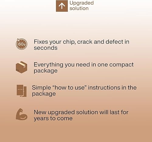 Miniatura 5 de UBA - Kit de reparación de tuba y piedra negra (rojo, negro y transparente) - Ideal como kit de reparación de granito, funciona muy bien como kit de