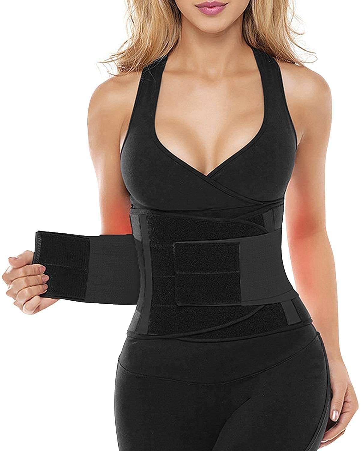 KEYCRAZE Waist Trainer Women - Waist Cincher Shapeware Trimmer for Slim Belly | Slimming Body Shaper Belt (M)-image-15