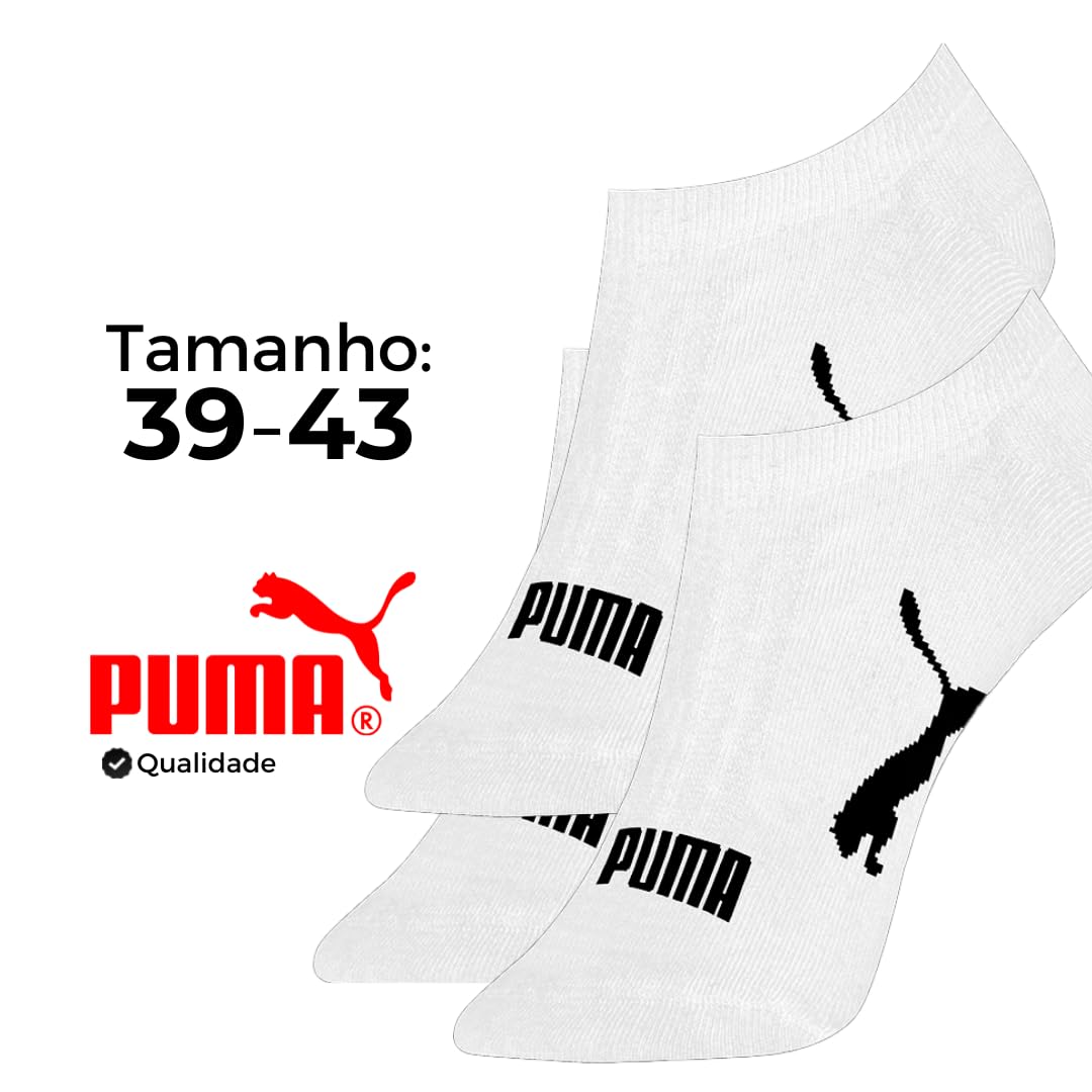 Kit 06 Pares Meia Puma Sapatilha Invisível Masculino Adulto em promoção! Veja a oferta e mais achadinhos de Moda íntima 9 Hoje é o melhor dia para comprar Kit 06 Pares Meia Puma Sapatilha Invisível Masculino Adulto com aquele preço maroto! Promoção! Aproveite a oferta! 9