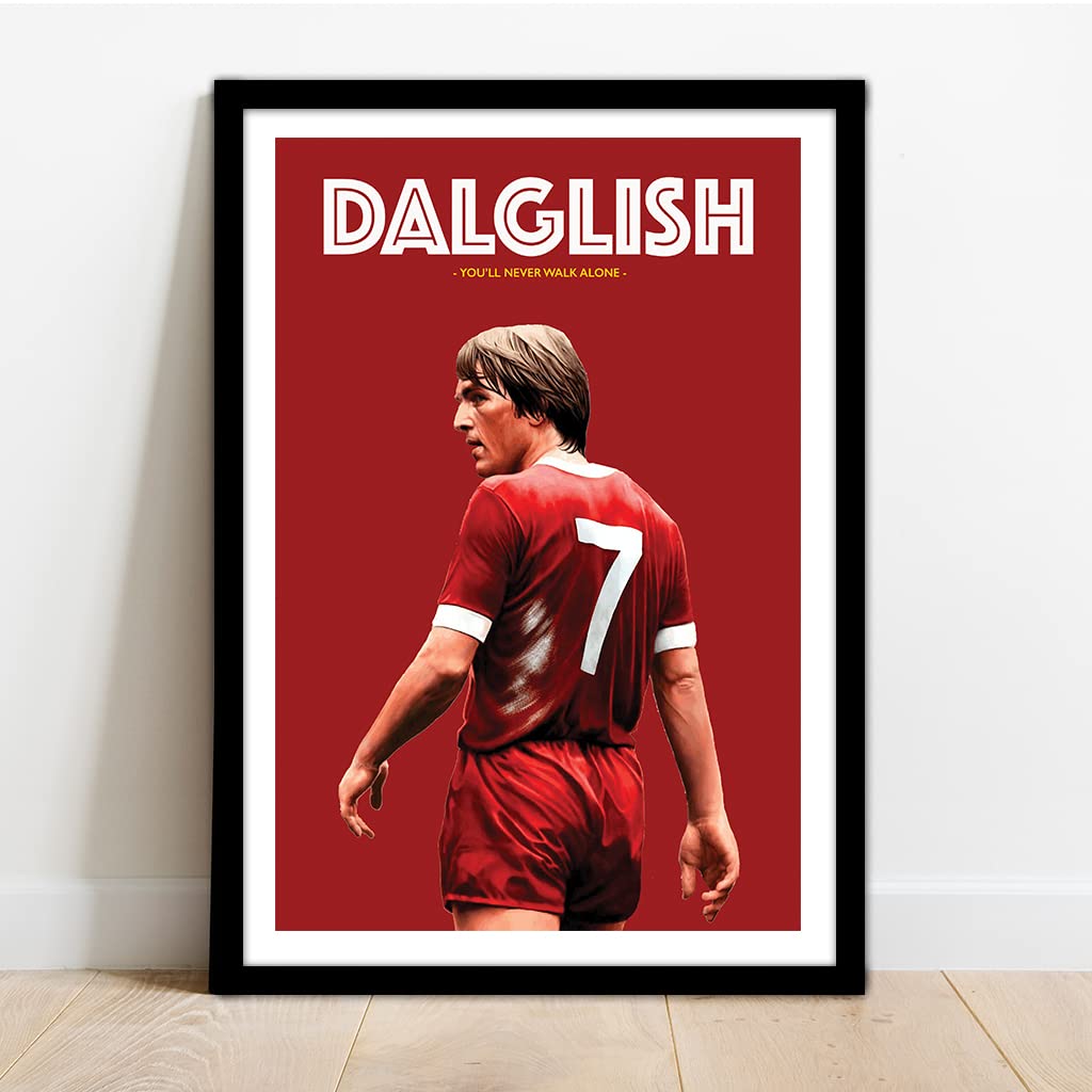 Liverpool - Kenny DALGLISH - Framed Football Print Poster