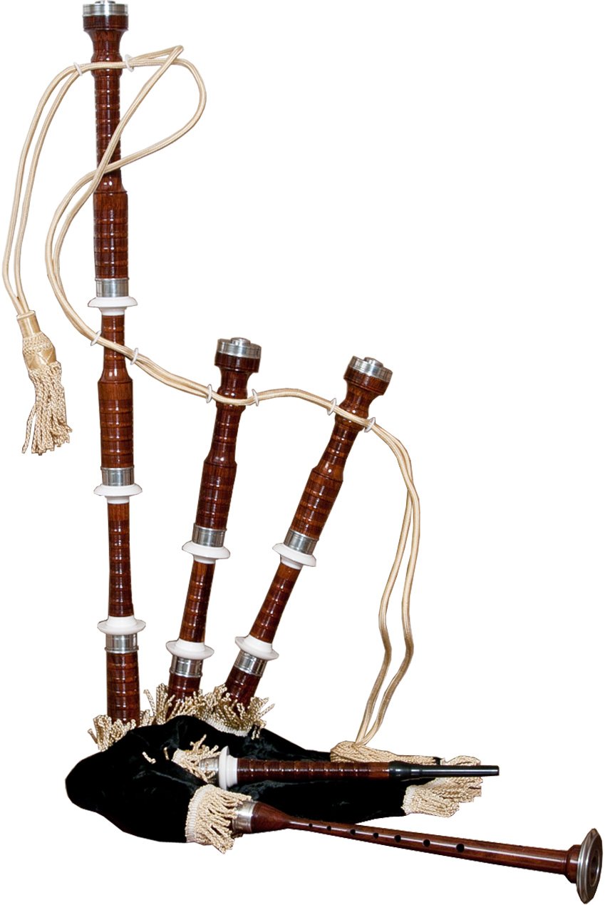 Roosebeck Full Size Sheesham Bagpipe Black Cover