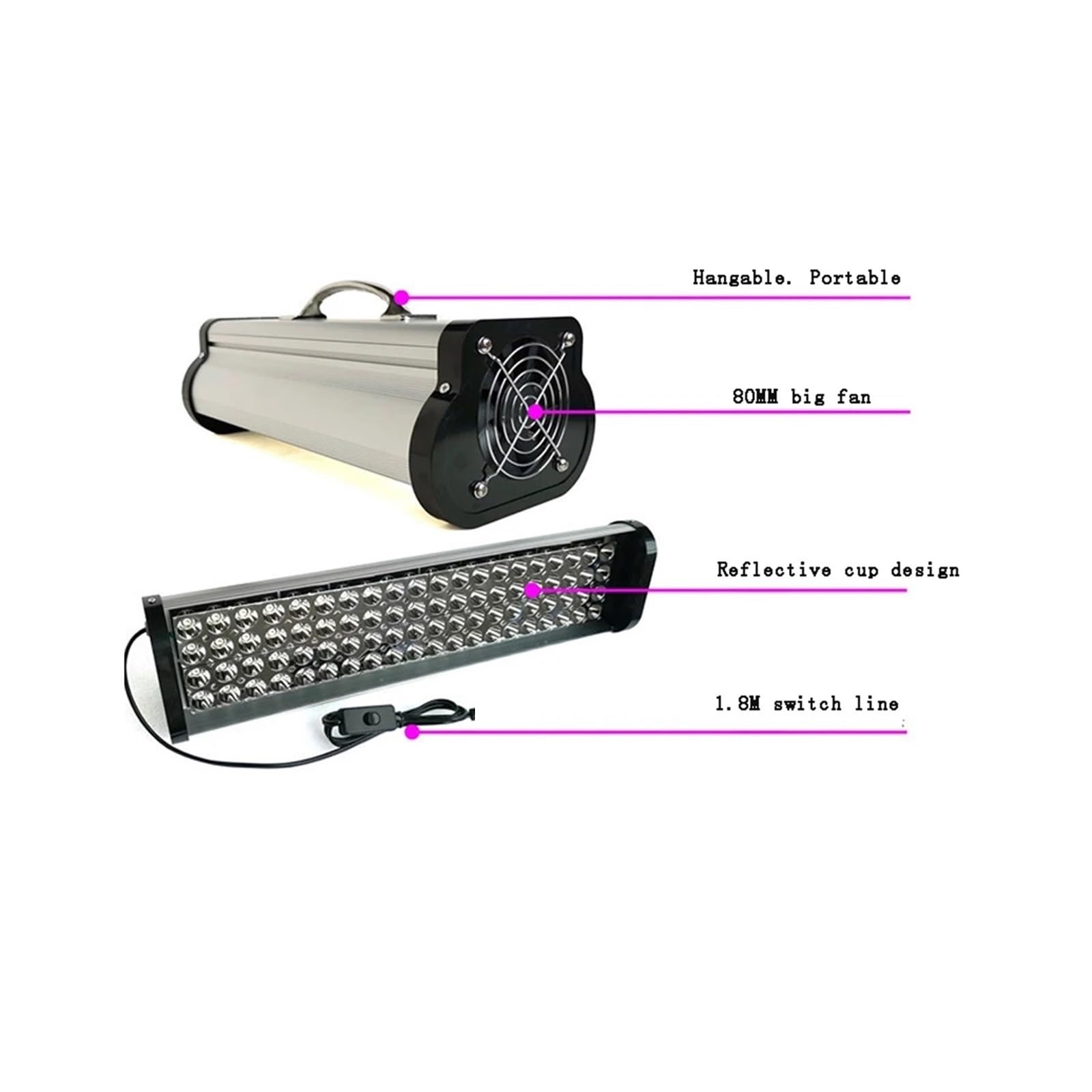 lámpara de curado UV, Lámpara LED De Curado Coloide UV Portátil, 400W, Impresora Fotográfica, Tinta Resina, Cabezal Impresión, Inyección, 365nm, 395nm, 405nm, Cob(395nm)