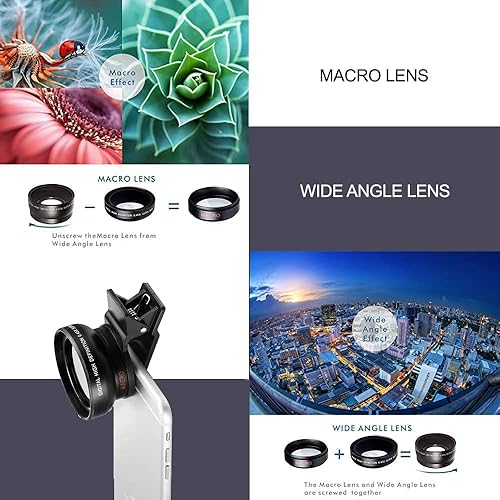 Miniatura 4 de Acuvar Kit de video vlogging para iPhone Android y cámaras estabilizador de luz LED micrófono soporte de teléfono cable de carga de teléfono control