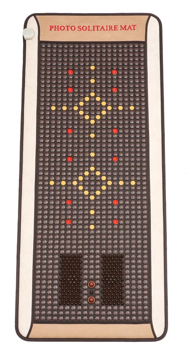 Carefit Latest PEMF Solitaire Heating Mat | Full Body Care with Red Light Photon Gold Therapy