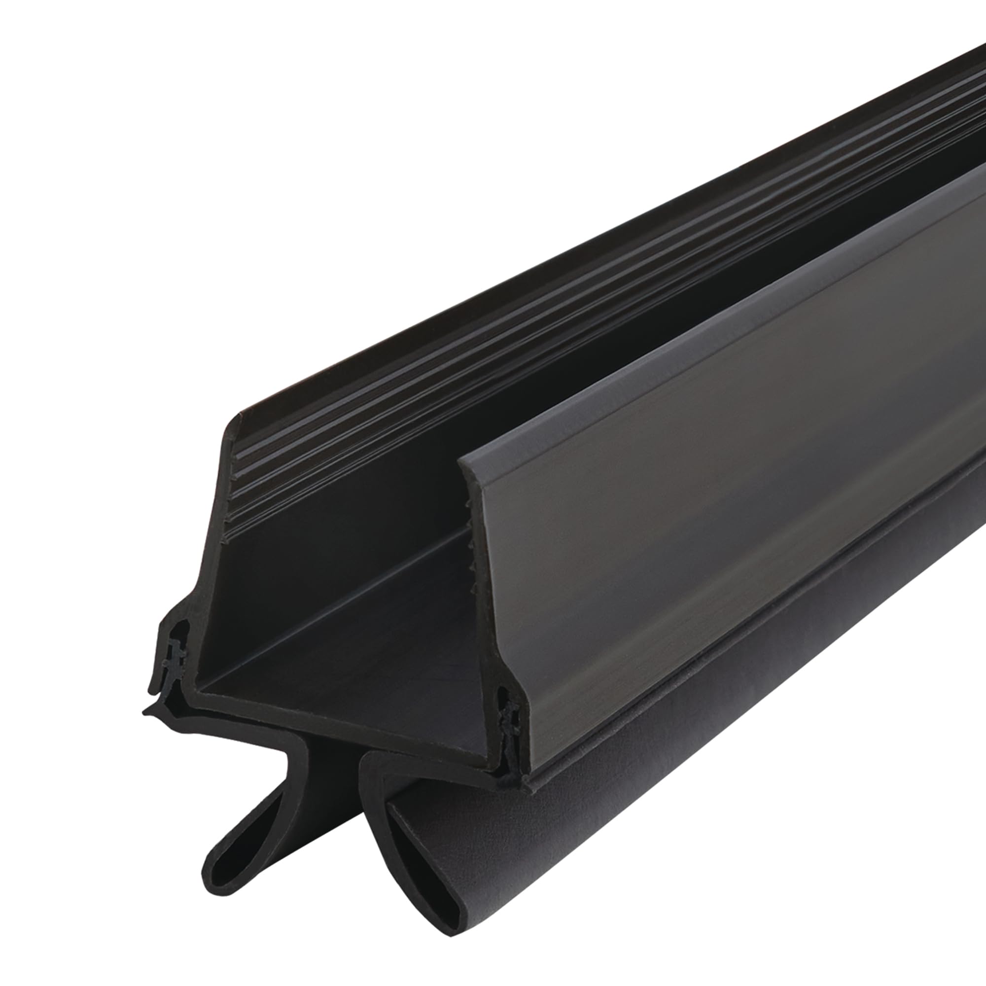 M-D Building Products 43399 32 in. Brown Vinyl & Rubber Cinch® Slide-On Interior Under Door Seal