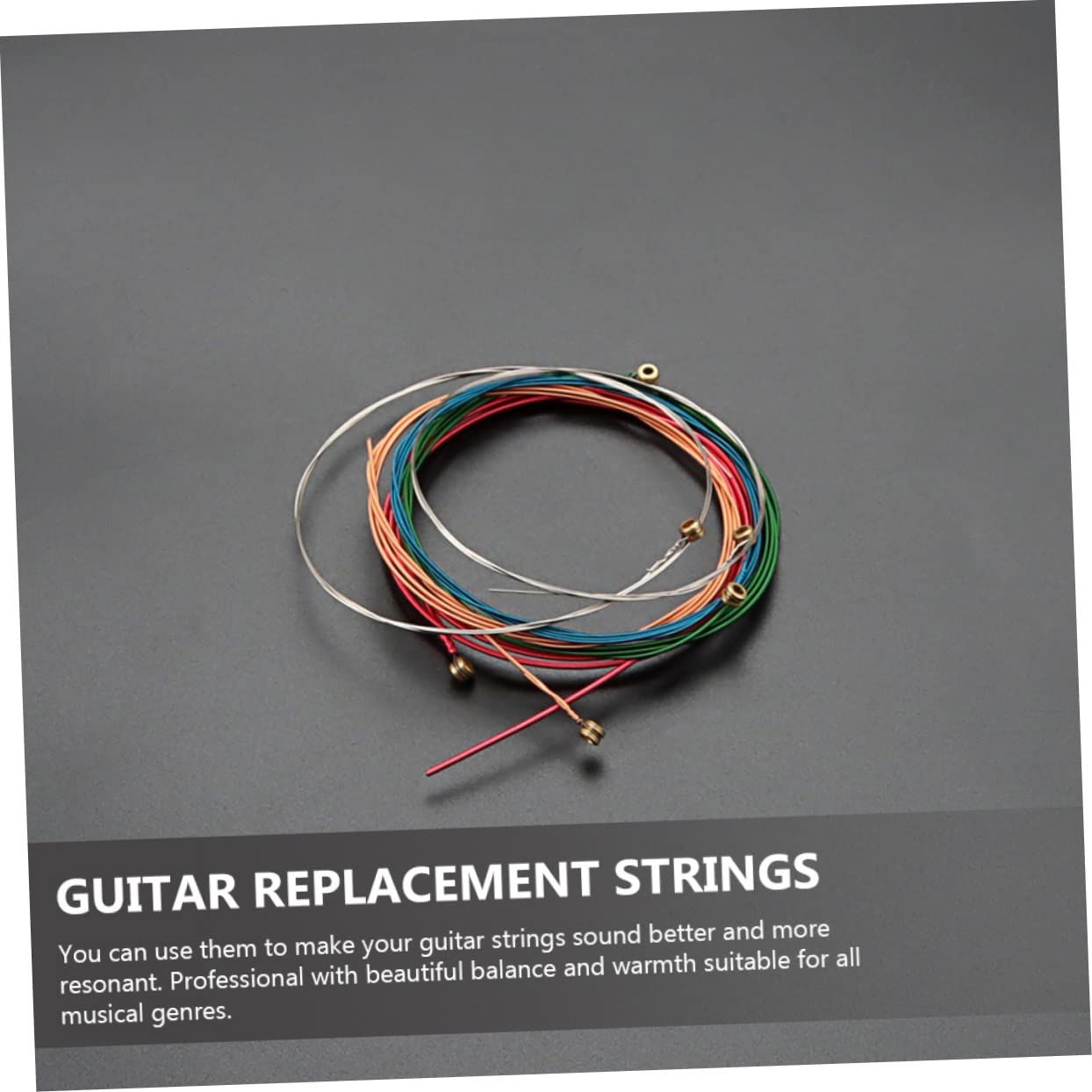 ifundom 30piezas Cuerdas De Guitarra Acústica De Acero Repuesto Para Guitarras Folk Accesorios Musicales Sonido y Resonante