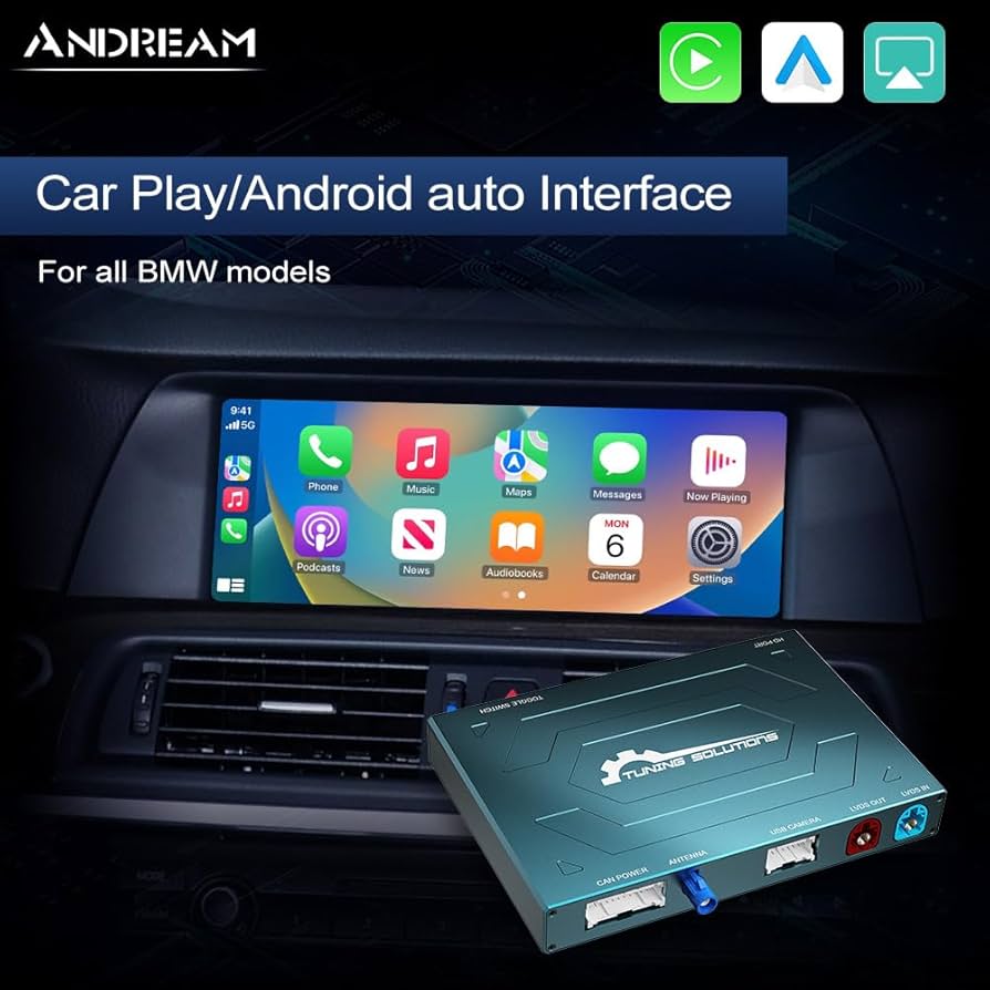Andream Wireless Carplay Retrofit for BMW CIC System Series