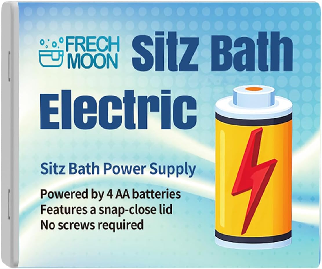 Power Supply Pack for Electric Pump for Sitz Bath, Requires 4 AA Batteries