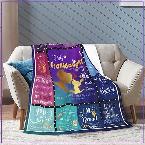 Miniatura 6 de Grandma's - Manta suave de 50 x 40 pulgadas para nieta para cumpleaños, Navidad, graduación, día de la madre, boda, aniversario