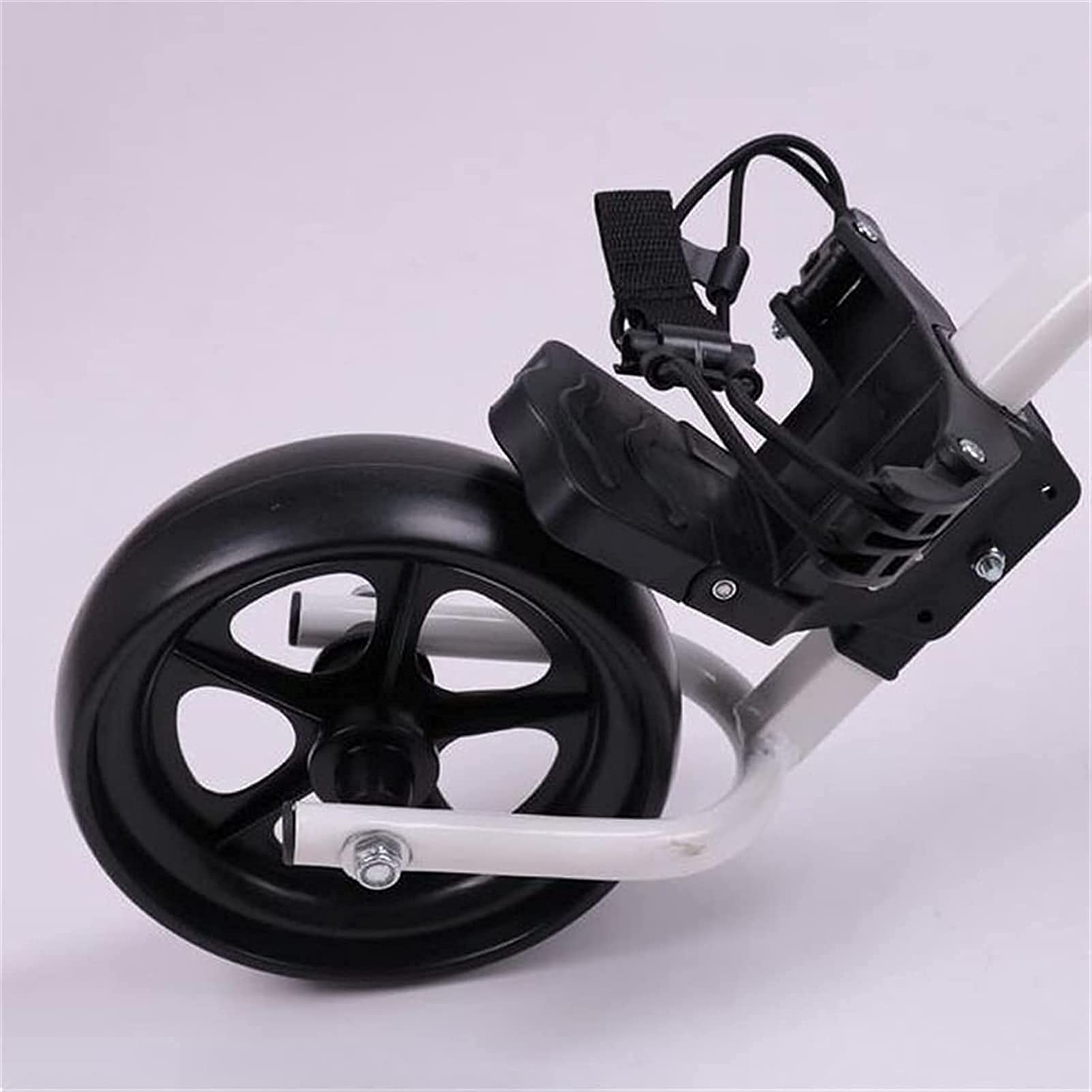 Golf Push Cart, Golf Push Cart mit 3 Rädern, Leichter Hand-Golfwagen mit Schirmhalter und Getränkehalter, einfach zu öffnen und zu schließen
