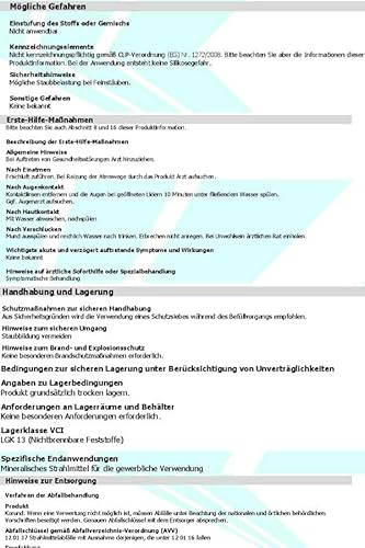 Bild 4 - 25 KG Normalkorund FeSi 0,25-0,50 mm Strahlmittel