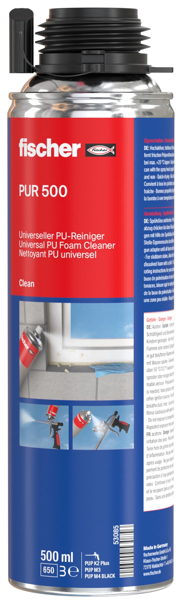 FISCHER PU PR 500 pistole Detergente 500 ML