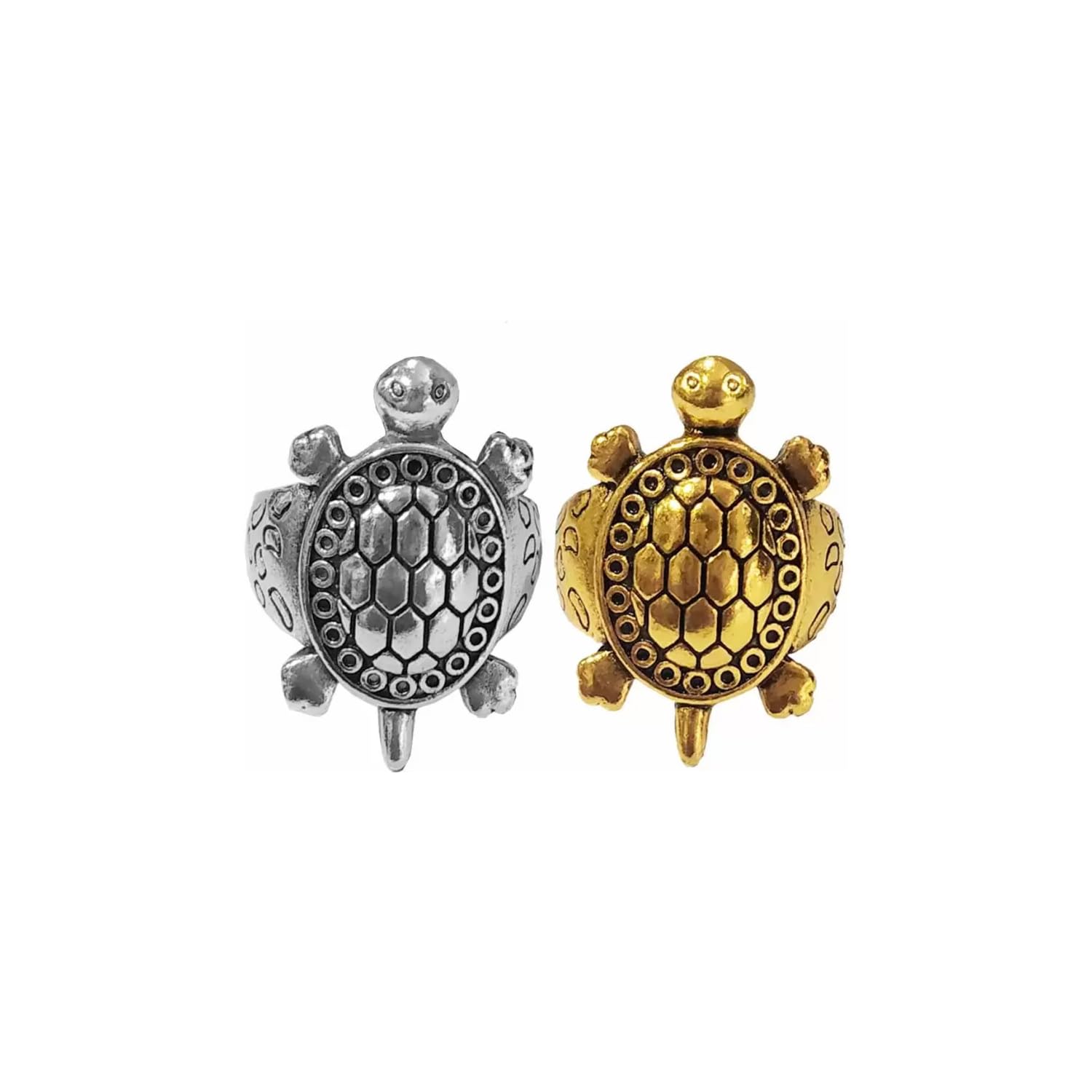 M Men Style Decent Design Tortoise Turtle Charm Silver Gold Metal Ring For Men And Boys Ring2019060 (B0CR7P87F3) Amazon Price History, Amazon Price Tracker