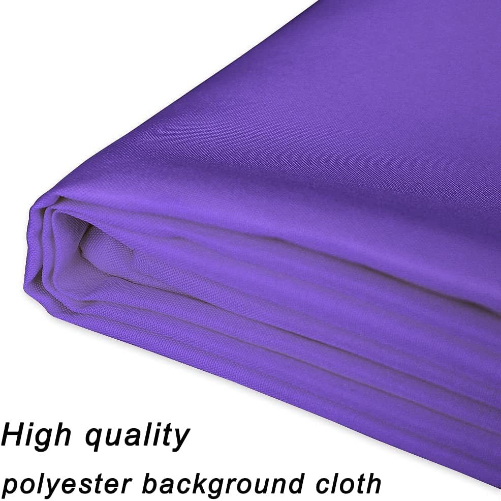 HIFFIN Purple 6X9FT Professional Backdrop for Background Photography Background Stand for Photo Light Studio Accurate Size 6x9ft 3