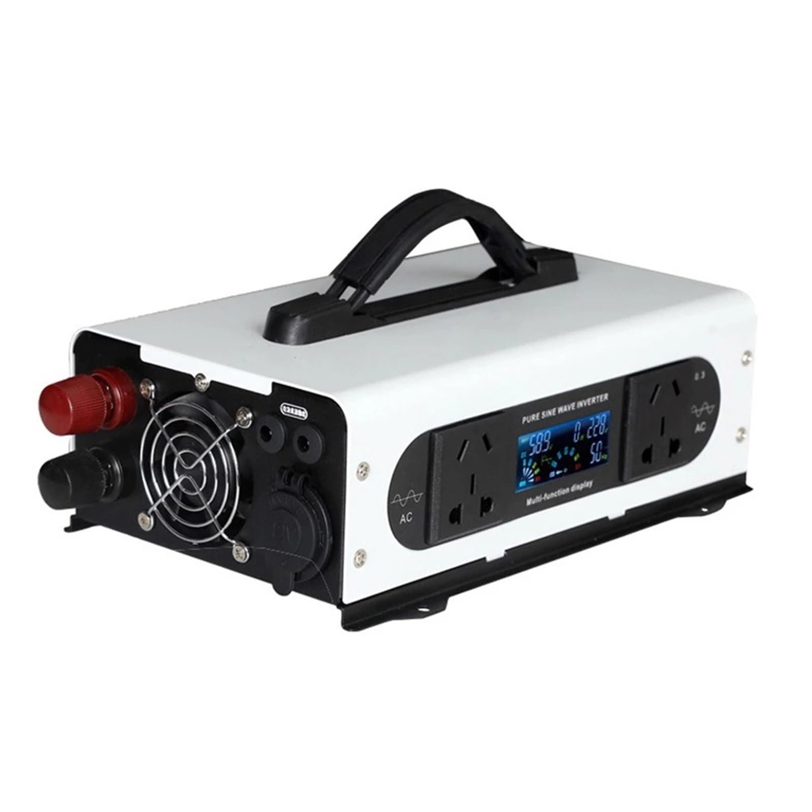 Czysty falownik sinusoidalny 3500 W 1500 przenośny bank energii DC 12 V 24 48 60 do AC samochodowy konwerter solarny,Stabilna konwersja mocy(48V)