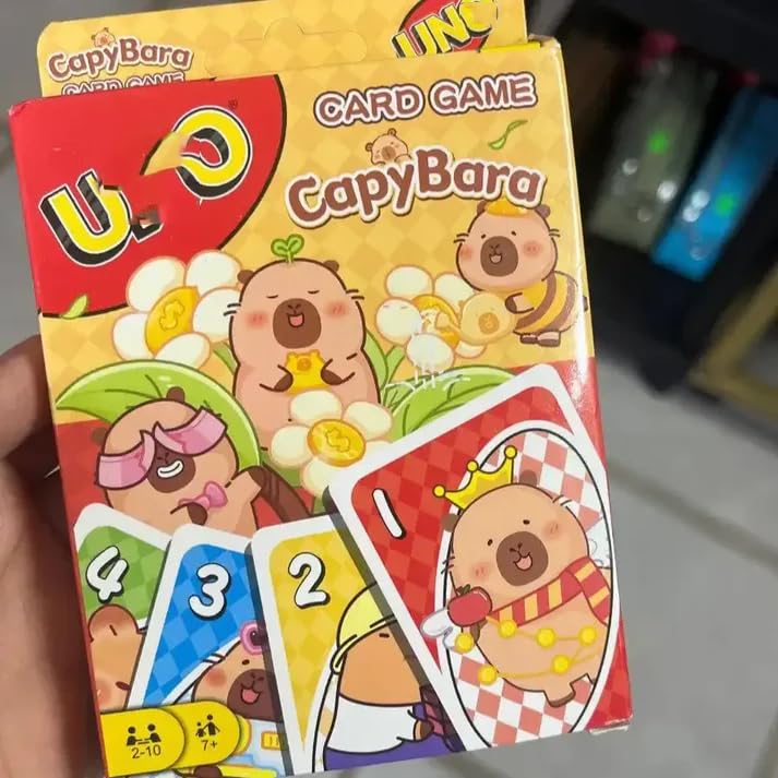Image of Capybara Cards Game Play with Family and Friends and Ideal for Parties, Travel, and Family Gatherings (Pack of 1)