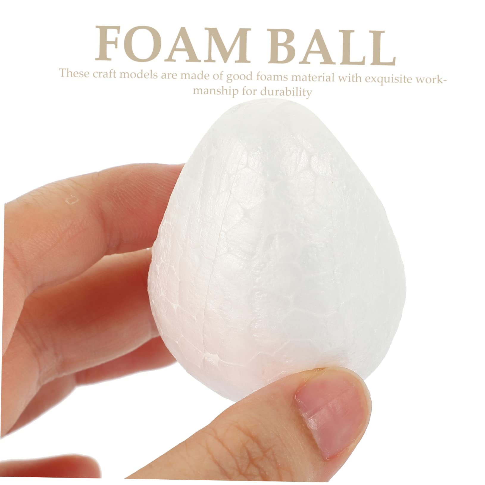 100 Boules En Mousse Polystyrène Blanche – 6 Cm – Pour DIY, Décoration, Projets Créatifs