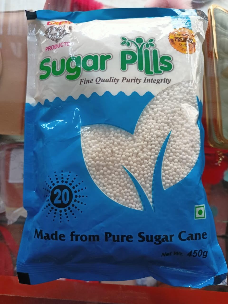 Gameya Globules Blank Pellets Plain Pills (Size 20, 450Gm) - White