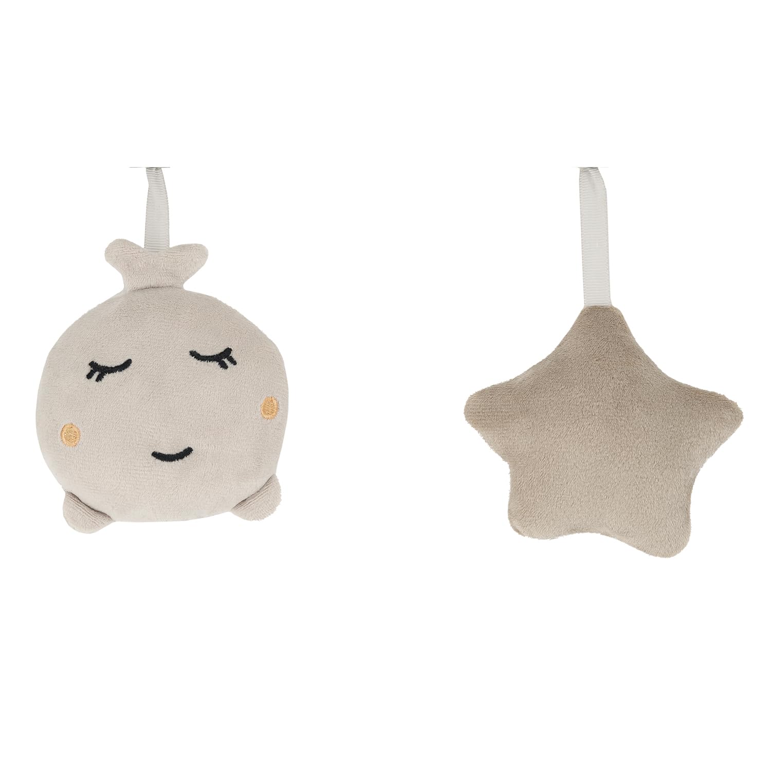Balancelle MoMi LISS pour bébés jusqu'à 9 kg, pliable, à piles ou secteur avec câble USB, harnais 5 points, arche avec jouets, 6 mélodies, minuterie, 5 vitesses de balancement