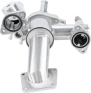 Aluminum Engine Coolant Thermostat Housing Compatible with Jaguar Vanden Plas 2004-2005 S-Type 2003-2005 XJR 2004-2005 XJ8 2004-2005 Super 2005 Replacement for AJ89485