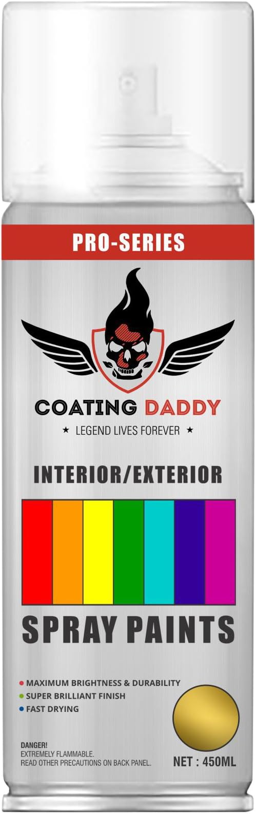 Coating Daddy Aerosol Spray Paint (450 ml, Bright Gold)