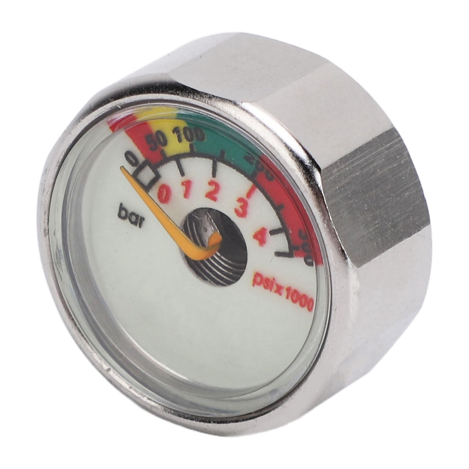 Manometro per Bombola di Gas per Immersione Manometro per Bombola di in Acciaio Inossidabile per Immersione Bagliore Al Buio Profondità Impermeabile di 30 M Display Accurato