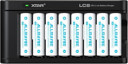 Baterías recargables de iones de litio AA de 2000 mAh (LC8+8PCS 1.5V 2000mAh)
