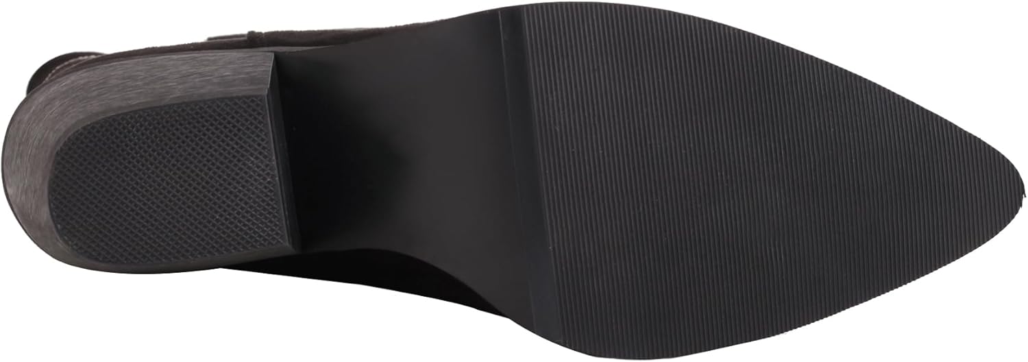 Reitoye Cowboy Boots for Women Embroidery Western Cowgirl Knee High Chunky Heel Boots with Pull-Up Tabs - Image 8